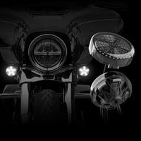 
              XKGLOW - FRONT MOTOTURNZ PRO SERIES LED TURN SIGNAL INSERTS FOR HARLEY DAVIDSON MOTORCYCLE
            
