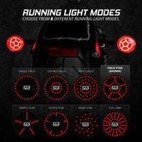 
              XKGLOW - REAR MOTOTURNZ PRO SERIES LED TURN SIGNAL INSERTS FOR HARLEY DAVIDSON MOTORCYCLE
            