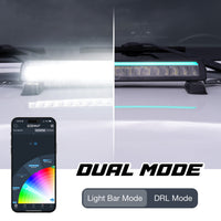 
              LED light bar dual mode
            