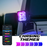 
              RGBW cube light themes
            