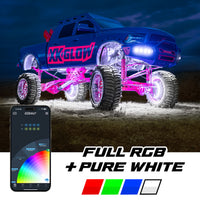 
              RGBW rock light color
            