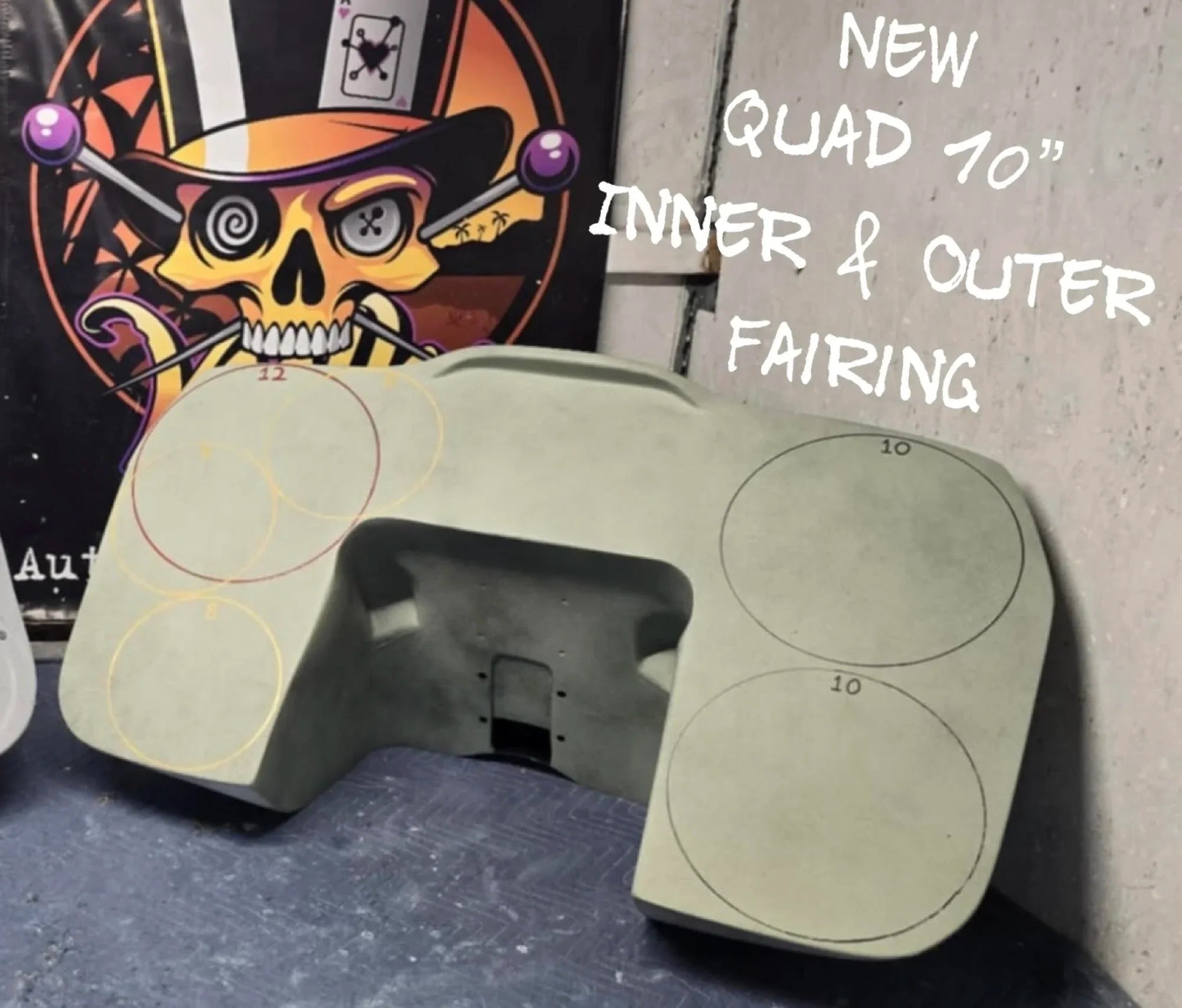 Voodoo Bikeworks - Voodoo Quad 10"© Inner & Outer Fairing