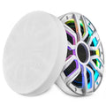 DS18 NVY-M10SUB/WH 10" Marine Subwoofer w/ RGB LED (White)