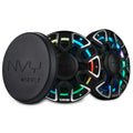 DS18 NVY-M6/BK 6.5" 2-Way Marine Coaxial Speakers w/ RGB LED (Black) (Pair)