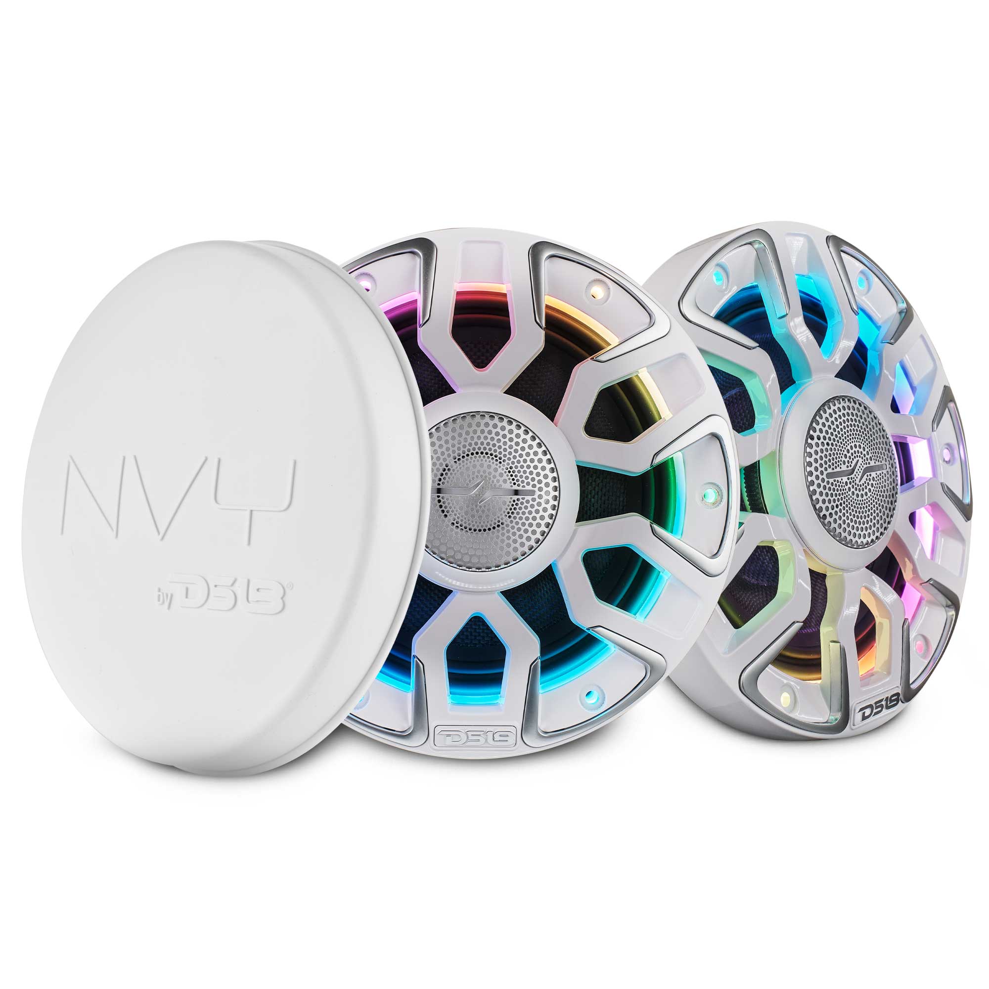 DS18 NVY-M6 6.5" Marine Coaxial Speakers - White