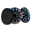 DS18 NVY-M8DC/BK 8" 2-Way Marine Coaxial Speakers w/ RGB LED (Black) (Pair)