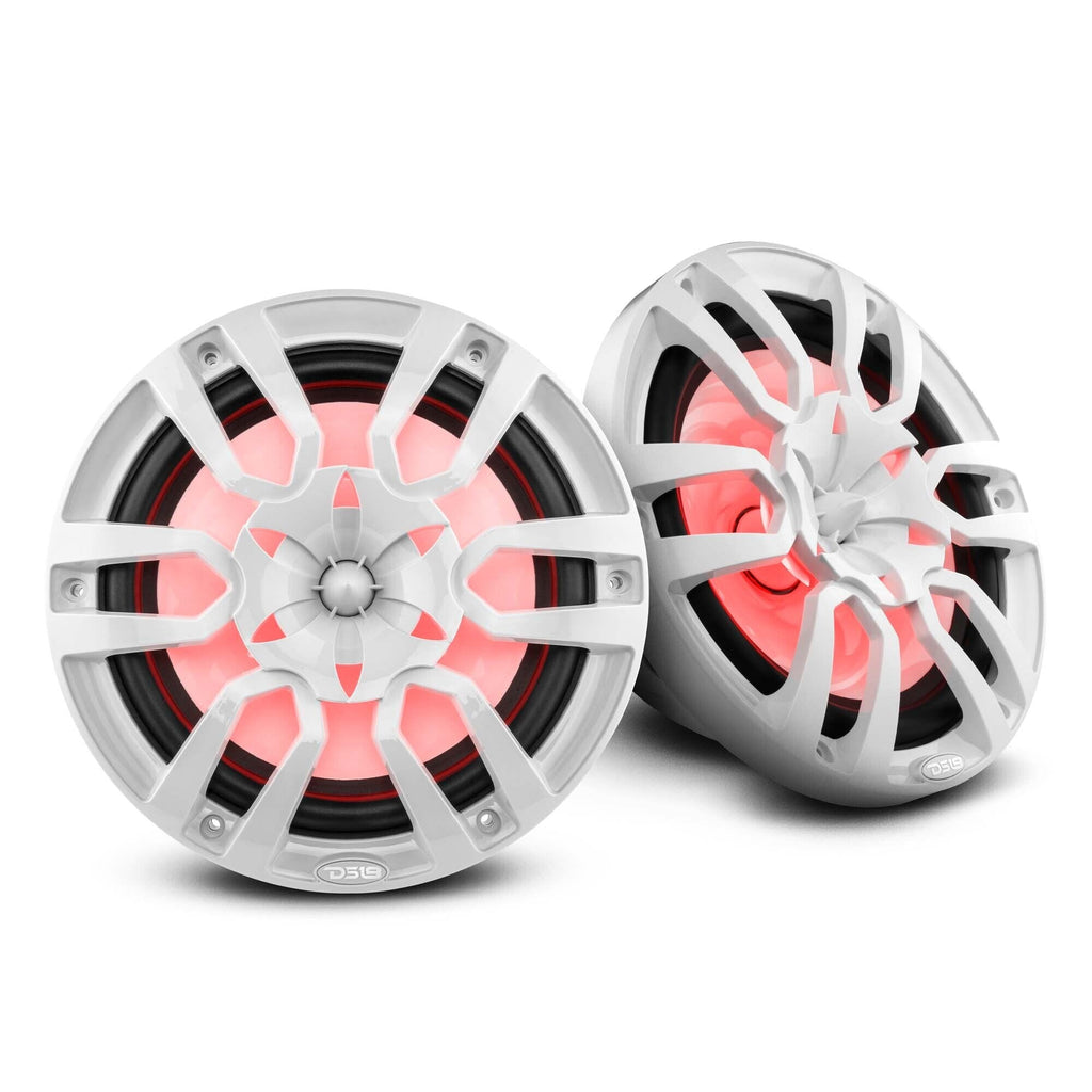 DS18 NXL-10 10" Marine Coaxial Speakers - White