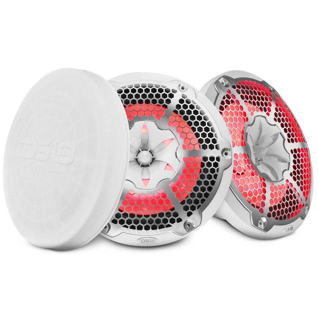 DS18 NXL-10M 10" Marine Coaxial Speakers - White