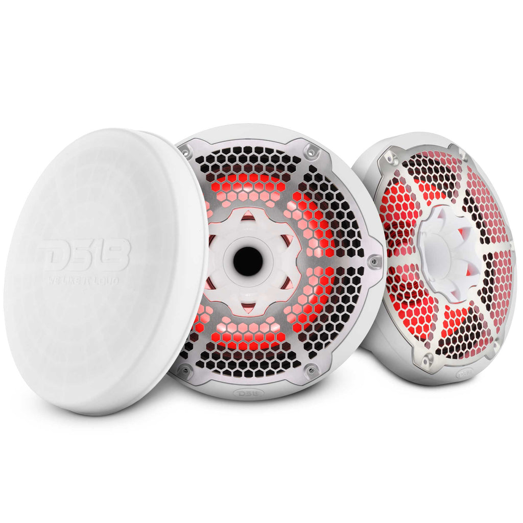 DS18 NXL-10MD 10" Hybrid Marine Speakers - White