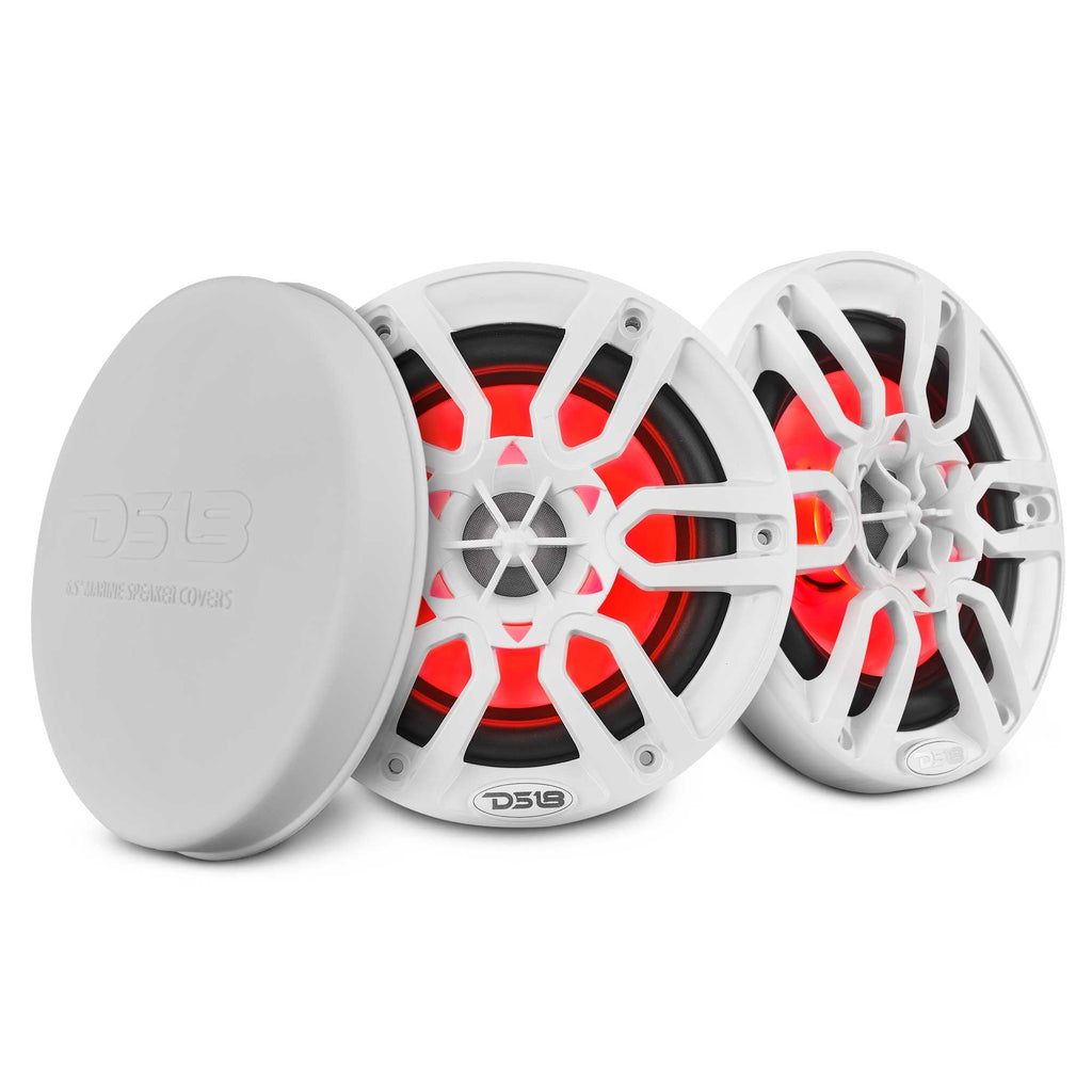 DS18 NXL-6 6.5" Marine Coaxial Speakers - White