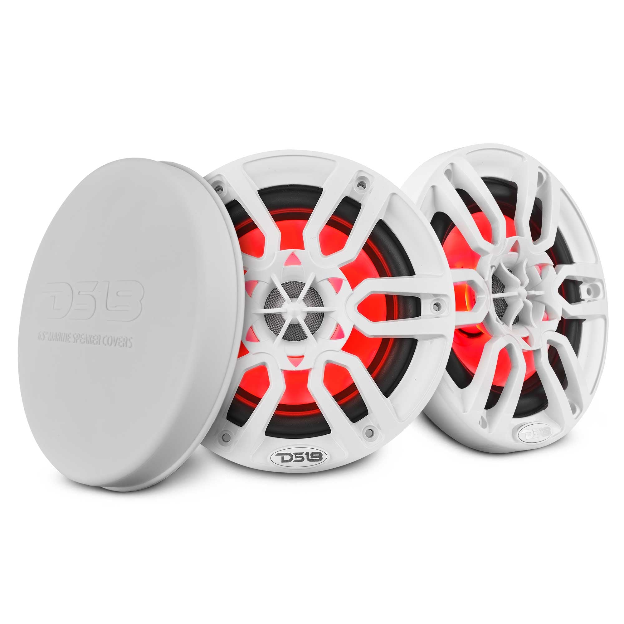 DS18 NXL-6 6.5" Marine Coaxial Speakers - White