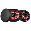 DS18 NXL-69/BK 6x9" 2-Way Marine Coaxial Speakers w/ RGB LED (Black) (Pair)