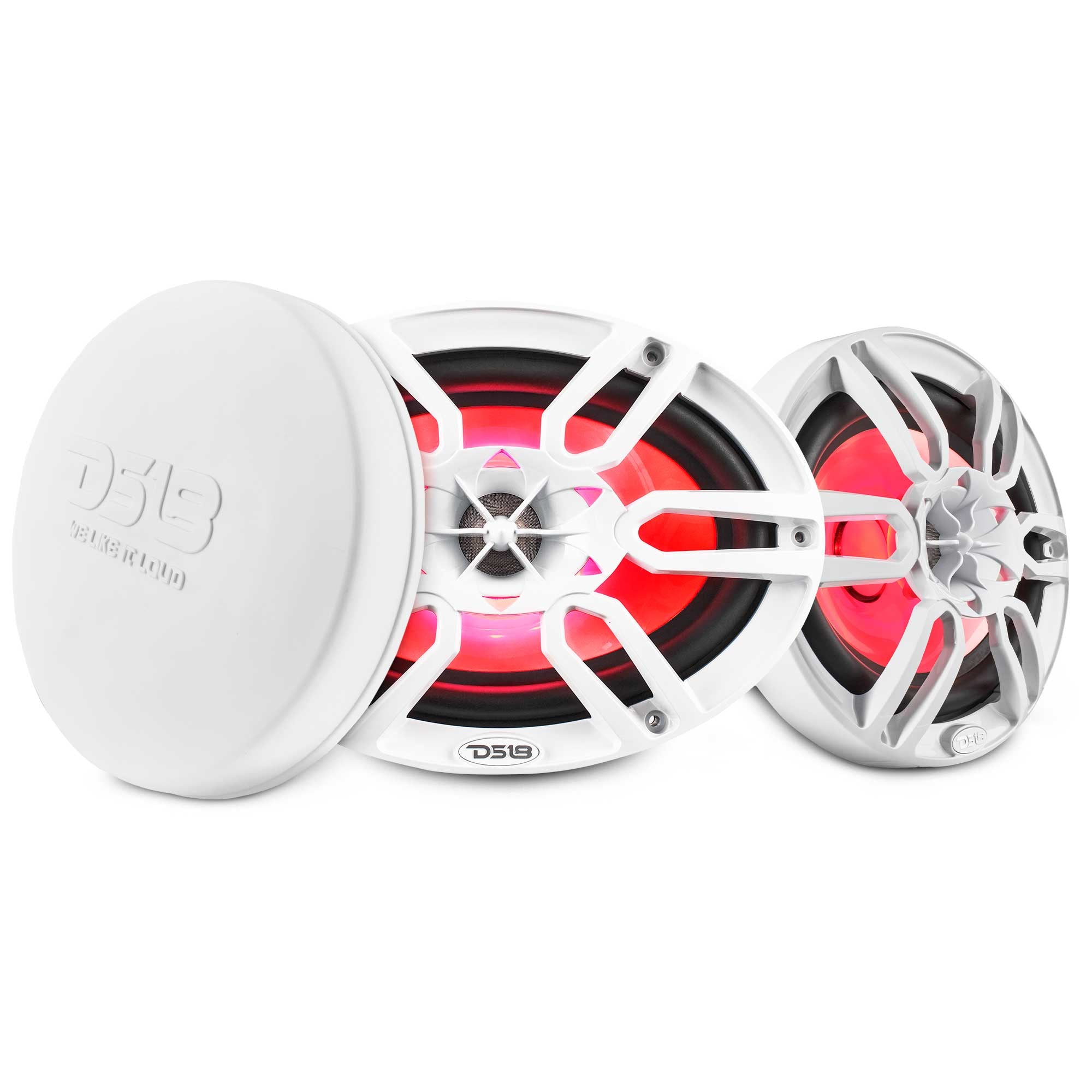 DS18 NXL-69 6x9" Marine Coaxial Speakers - White