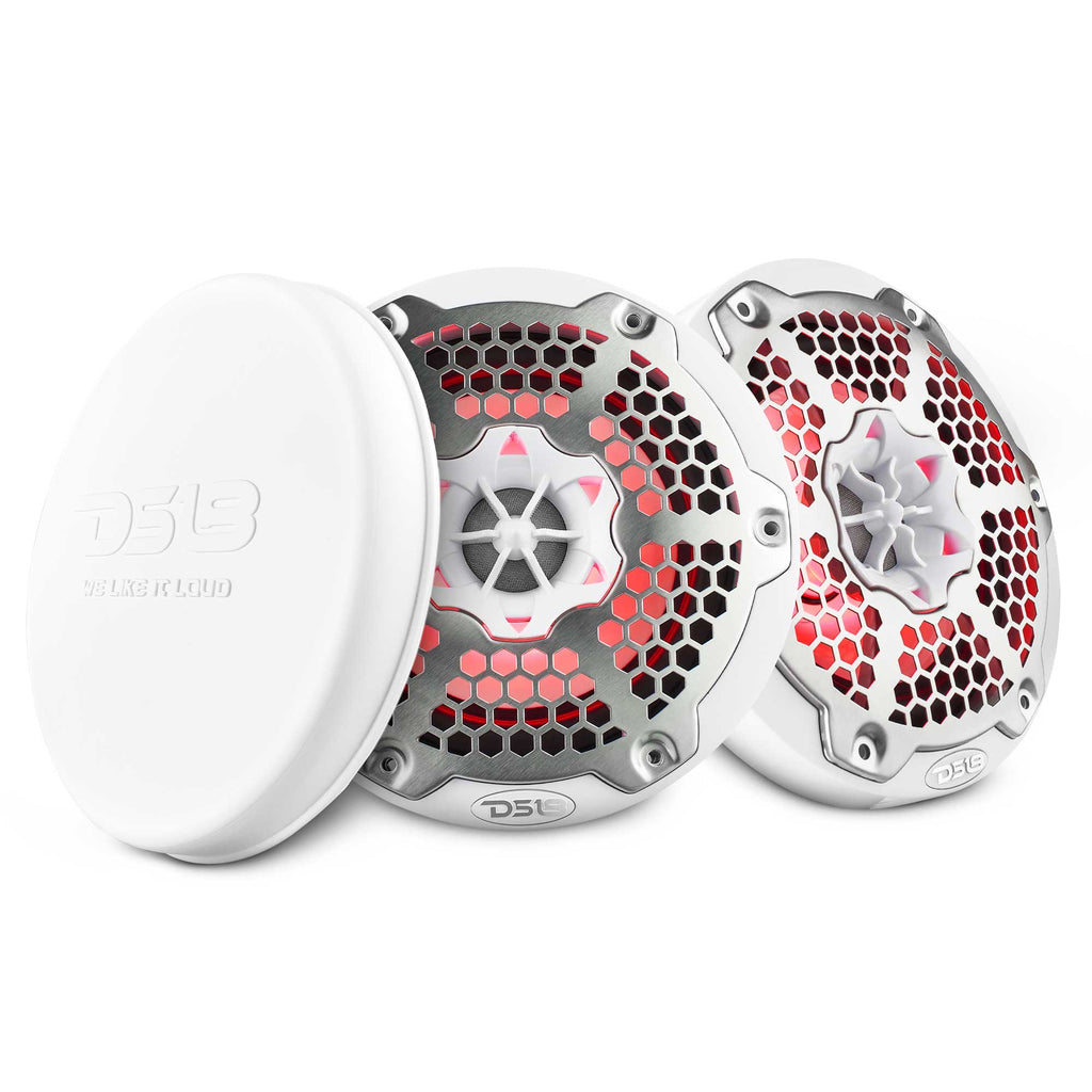 DS18 NXL-6M 6.5" Marine Coaxial Speakers - White