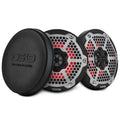 DS18 NXL-6MD/BK 6.5" 2-Way Marine Coaxial Speakers w/ RGB LED (Black) (Pair)
