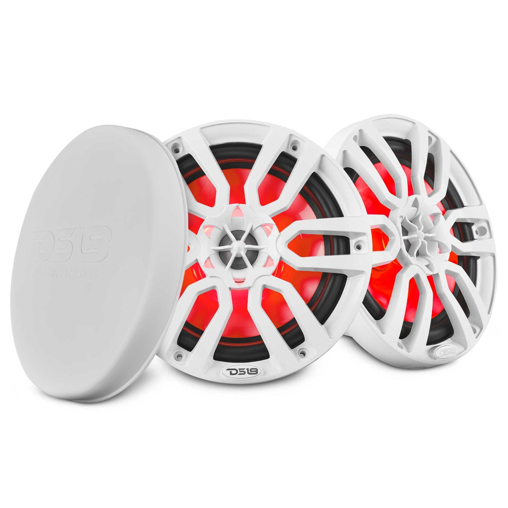DS18 NXL-8 8" Marine Coaxial Speakers - White
