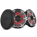 DS18 NXL-8MD/BK 8" 2-Way Marine Coaxial Speakers w/ RGB LED (Black) (Pair)