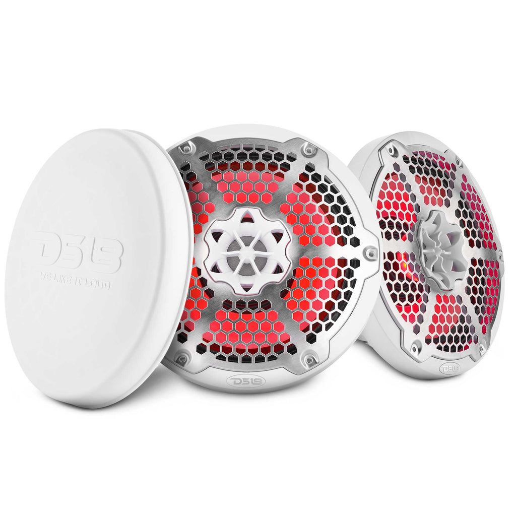 DS18 NXL-8MD 8" Hybrid Marine Speakers - White