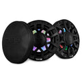 DS18 NXL-IQ6/BK 6.5" 2-Way Marine Coaxial Speakers w/ RGB LED (Black) (Pair)