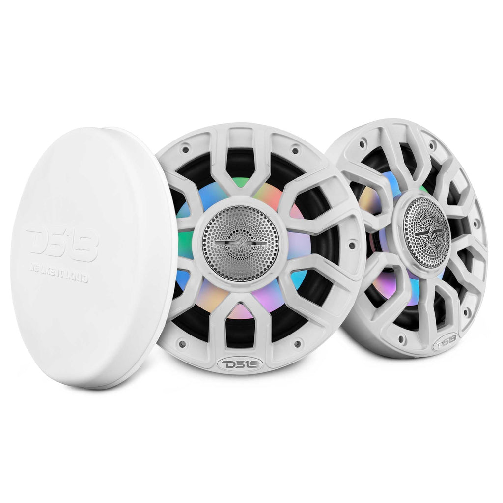 DS18 NXL-IQ6 6.5" Marine Coaxial Speakers - White
