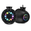 DS18 NXL-IQPS6/BK 6.5" Marine Wakeboard Pod Speakers w/ RGB LED (Black) (Pair)