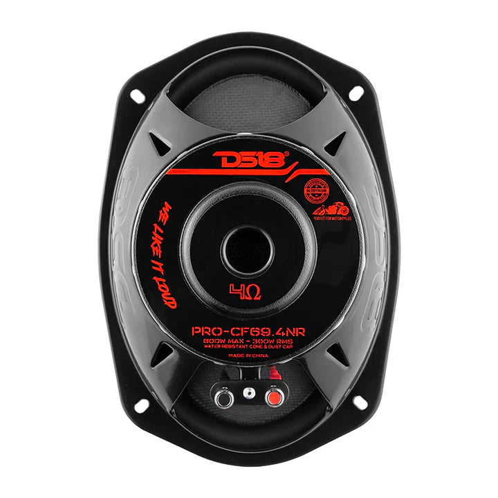 DS18 - PRO AUDIO - PRO-CF69.4NR PRO 6x9" Neodymium Carbon Fiber Water resistant Cone Mid-Bass Loudspeaker 300 Watts Rms 4-Ohm