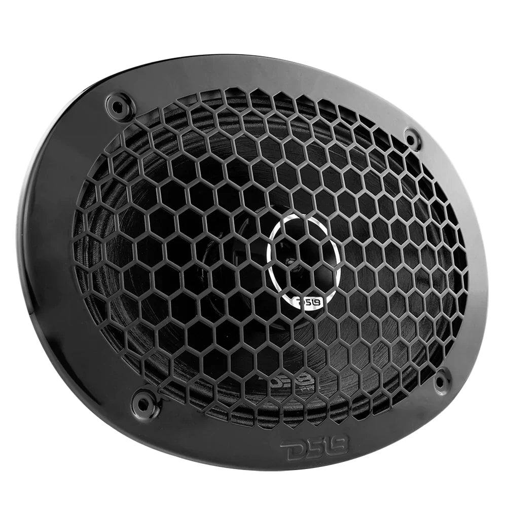 DS18 - PRO AUDIO - PRO-ZT69 6x9" Coaxial Mid-Range Loudspeaker with Water Resistant Cone Built-in Bullet Tweeter and Grill 275 Watts Rms 4-Ohm