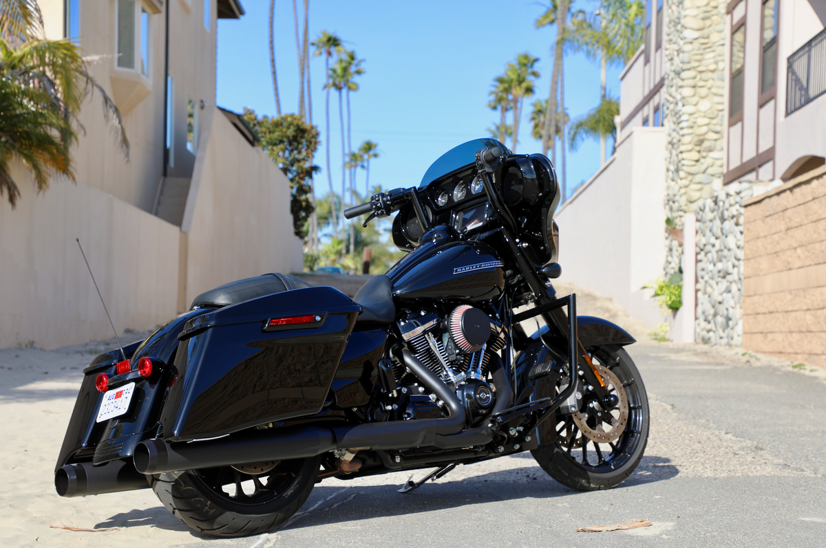 LA choppers - Twin Peaks Engine Guard (Black)