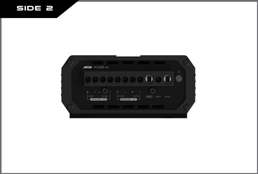 Soundigital 400.4 XP 4-channel amplifier input connections