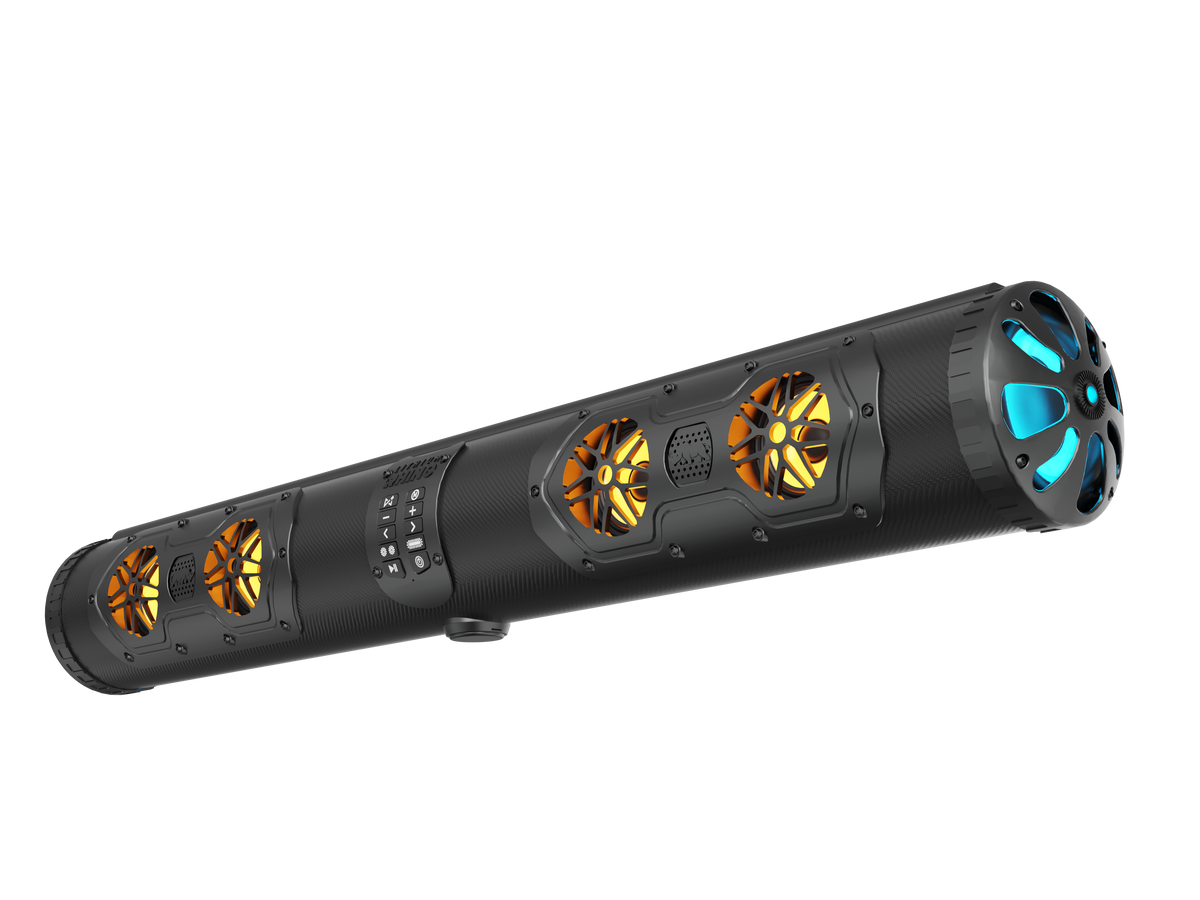 GX700 33 inch golf cart soundbar speaker layout