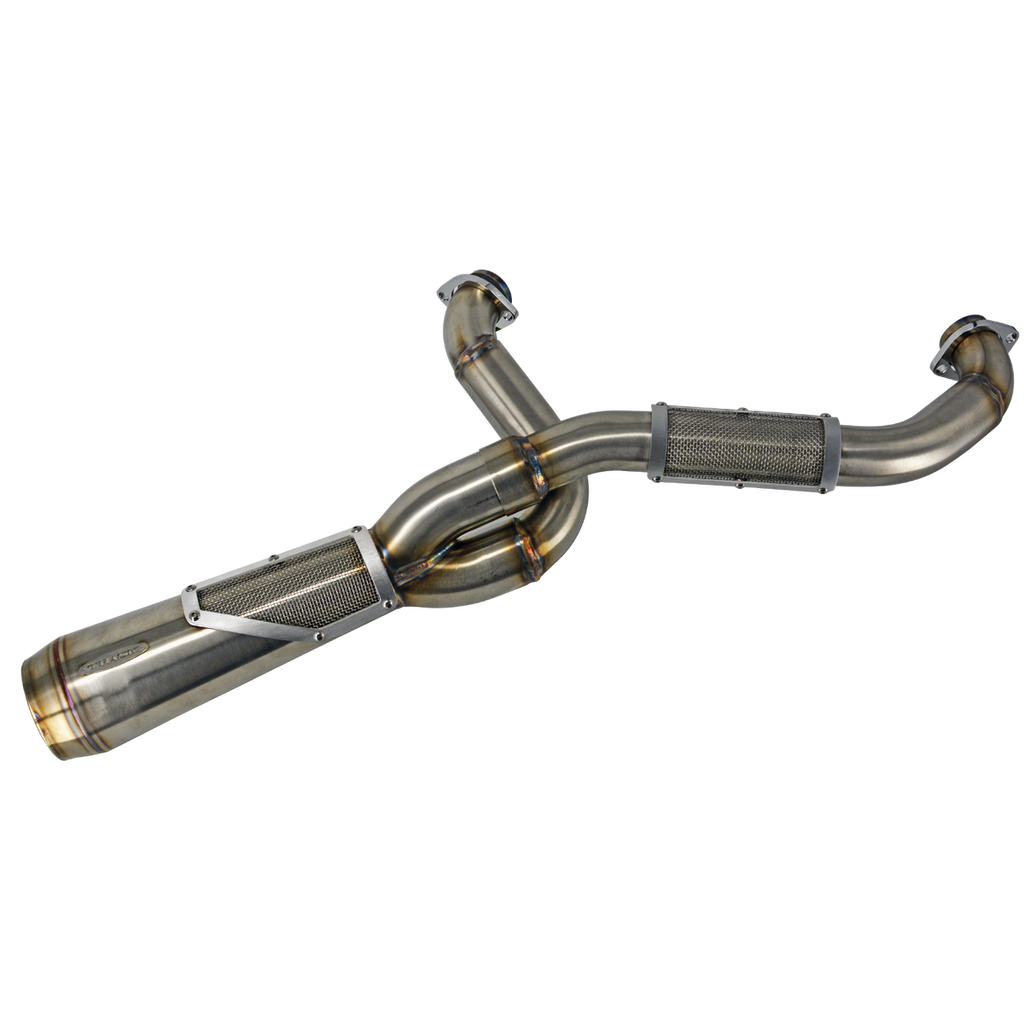 Trask Big Sexy 2:1 exhaust brushed stainless