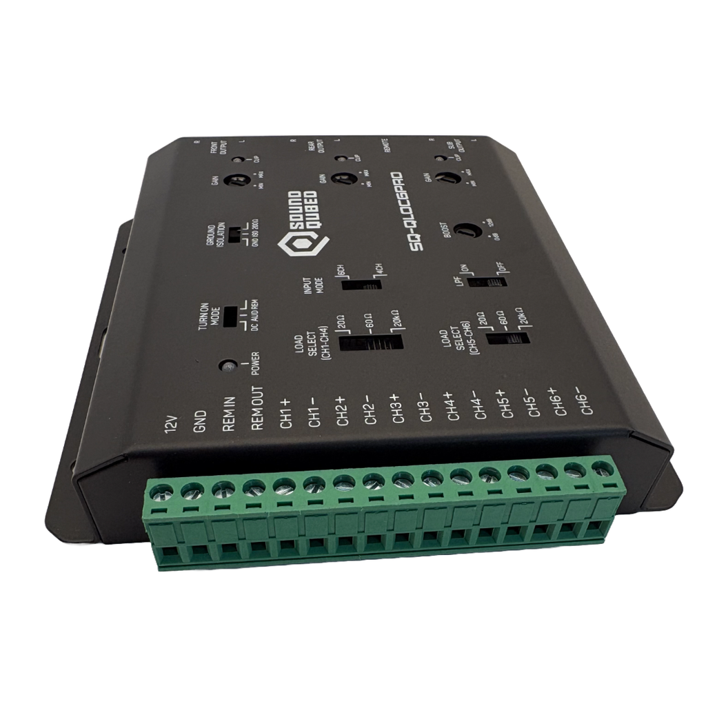 SoundQubed Q-LOC6PRO 6 Channel Active Line Out Converter with Bass Knob