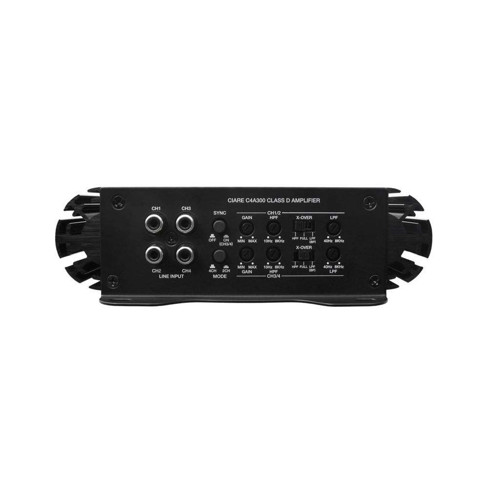 Ciare C4A300 – 4 x 300W Full Range Bridgeable Class D Amplifier