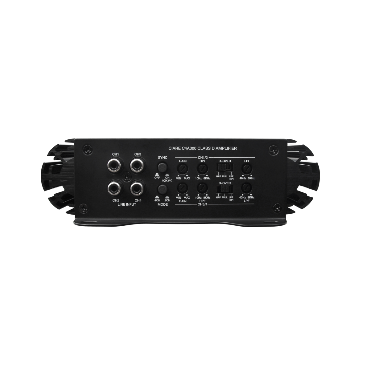 Ciare C4A300 – 4 x 300W Full Range Bridgeable Class D Amplifier