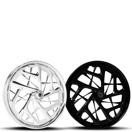 VICIOUS custom motorcycle wheel by Sinister Wheels