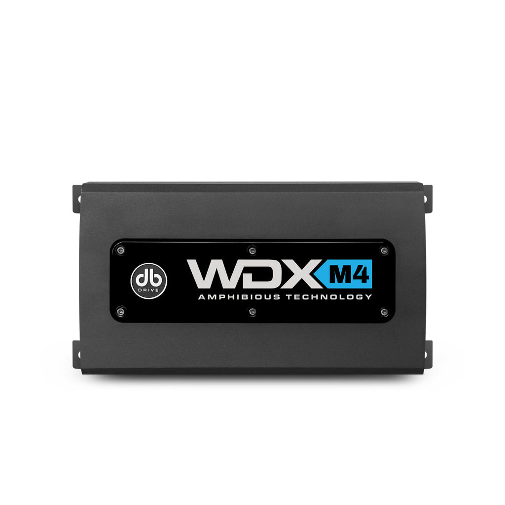 DB Drive WDX M4 marine 4-channel amplifier front