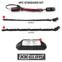 
              White rock light kit contents
            