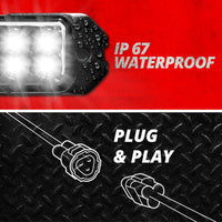 
              Waterproof UTV LED pods
            