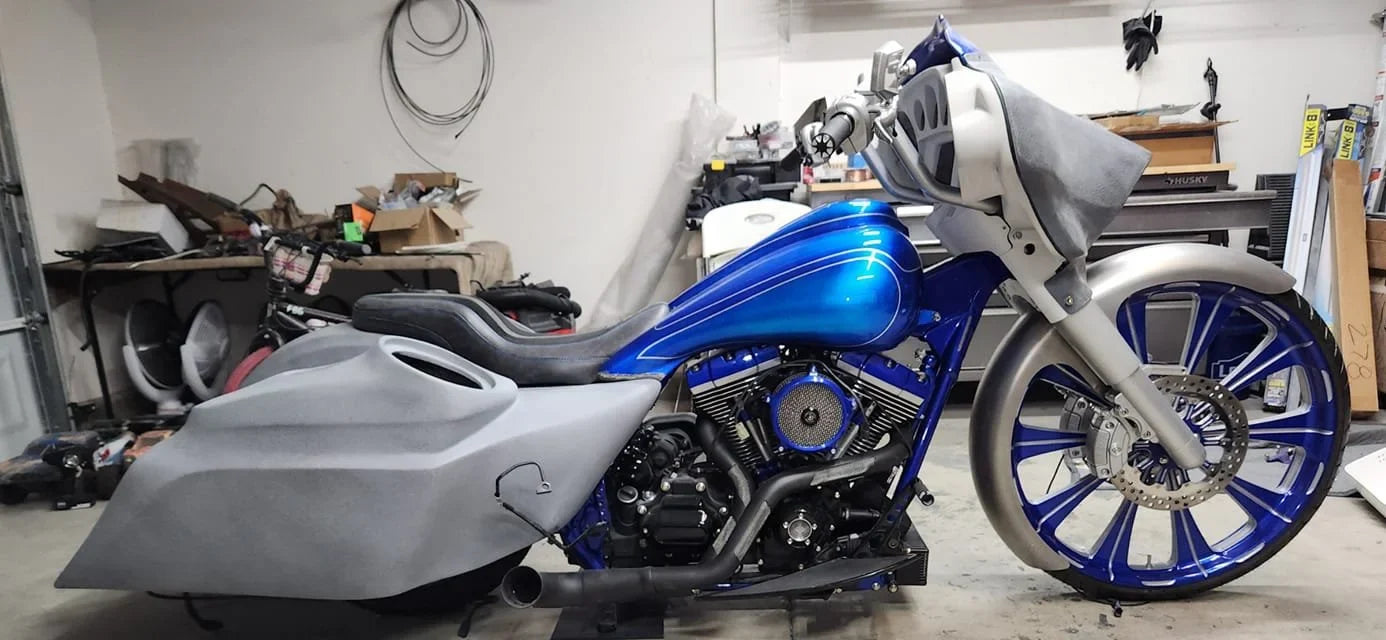 Voodoo Bikeworks - Voodoo Wraith ELITE© (Drop Rail) "FLAT TOP" Rear End Kit