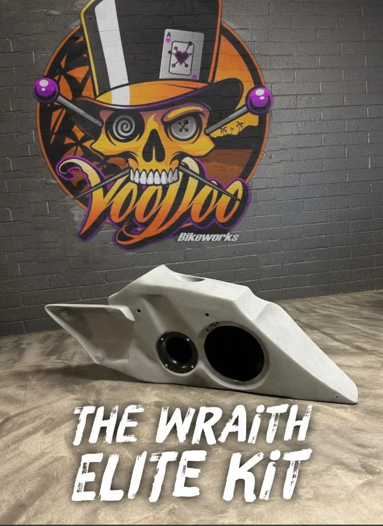 Voodoo Bikeworks - Voodoo Wraith ELITE© (Drop Rail) "FLAT TOP" Rear End Kit