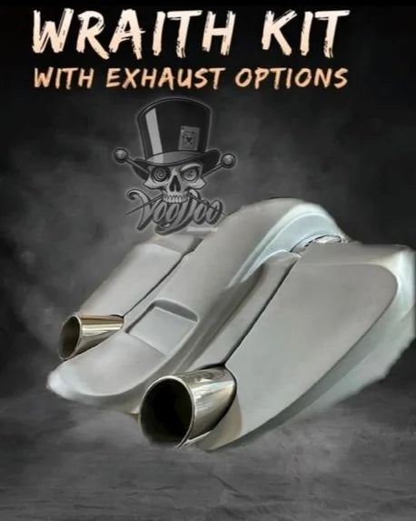 Voodoo Bikeworks - Voodoo Wraith© (Reg Rail/ Exhaust) Rear End Kit