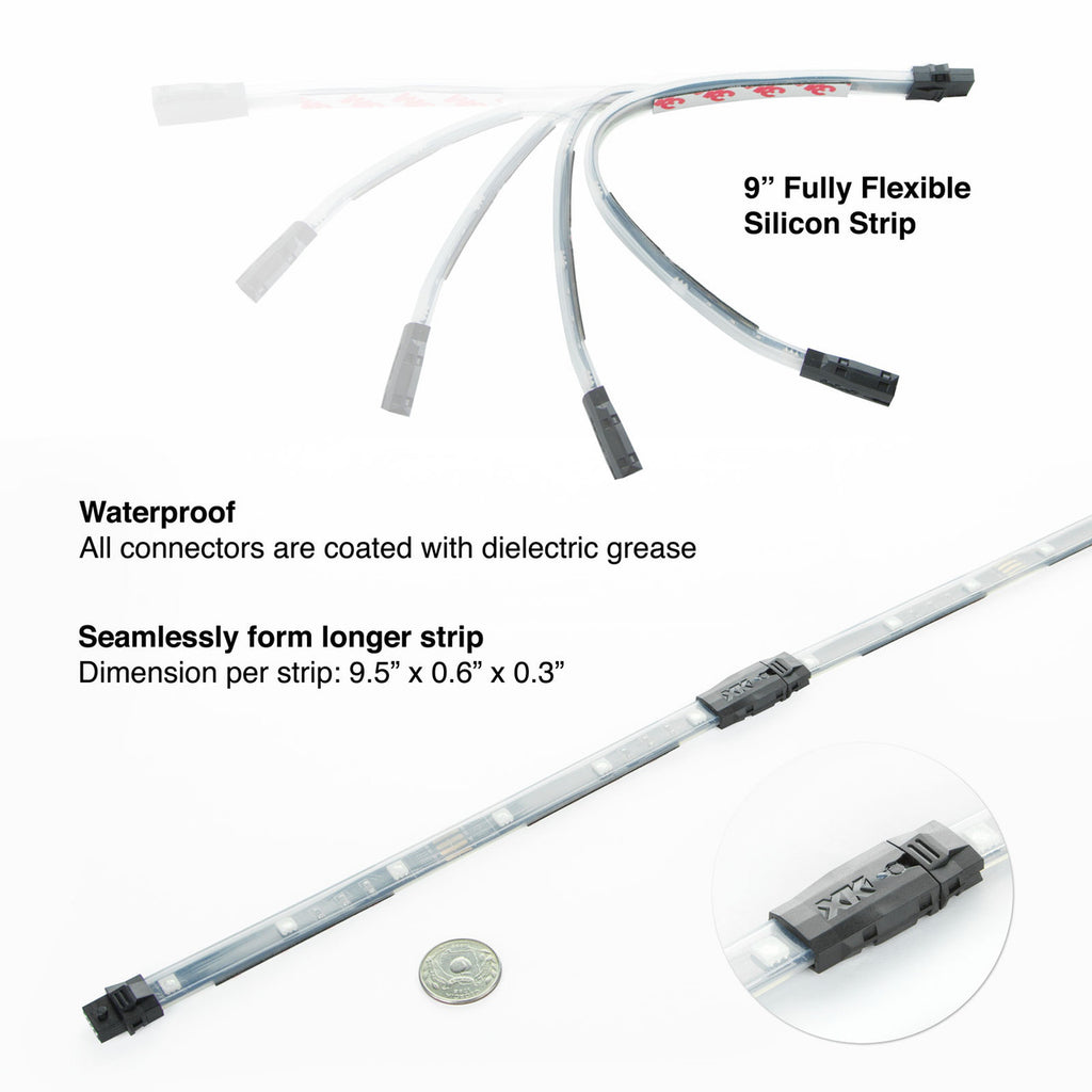 Boat LED accent strips