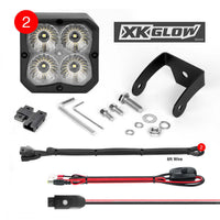 
              C3 SAE cube light kit contents
            
