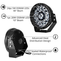 
              9in work light mounted
            