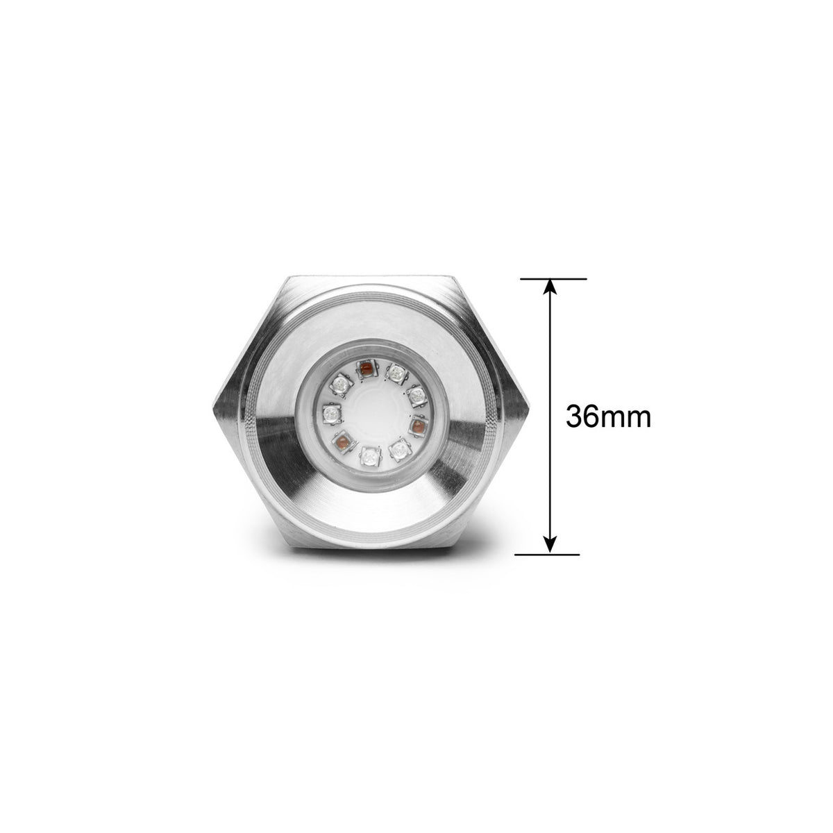 13W RGB LED Drain Plug Light dimensions