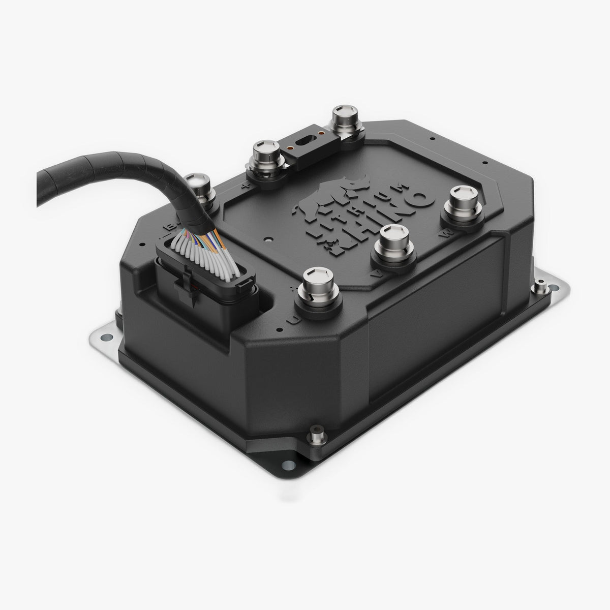 AC controller for golf cart conversion, angled view