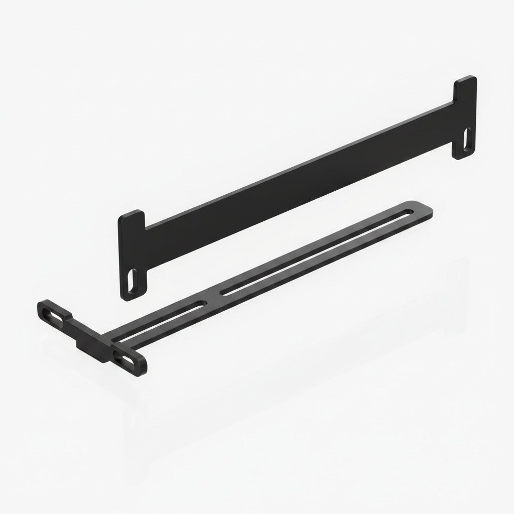 Soundbar T-bracket mount, rear view