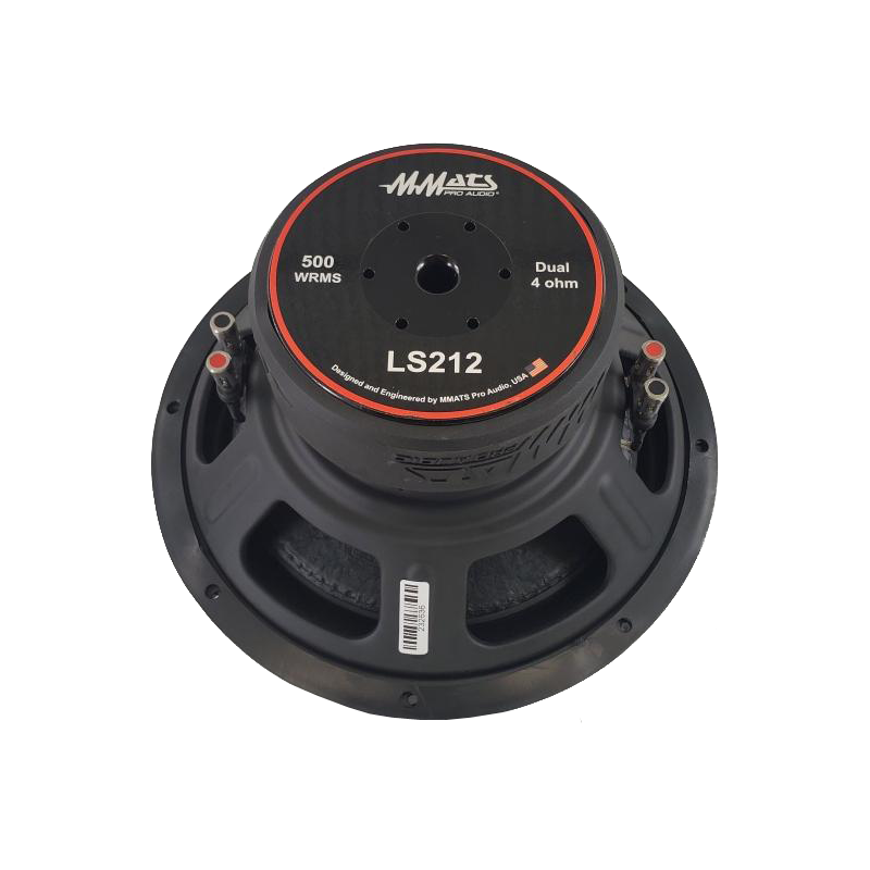 MMATS LS212 subwoofer back angle