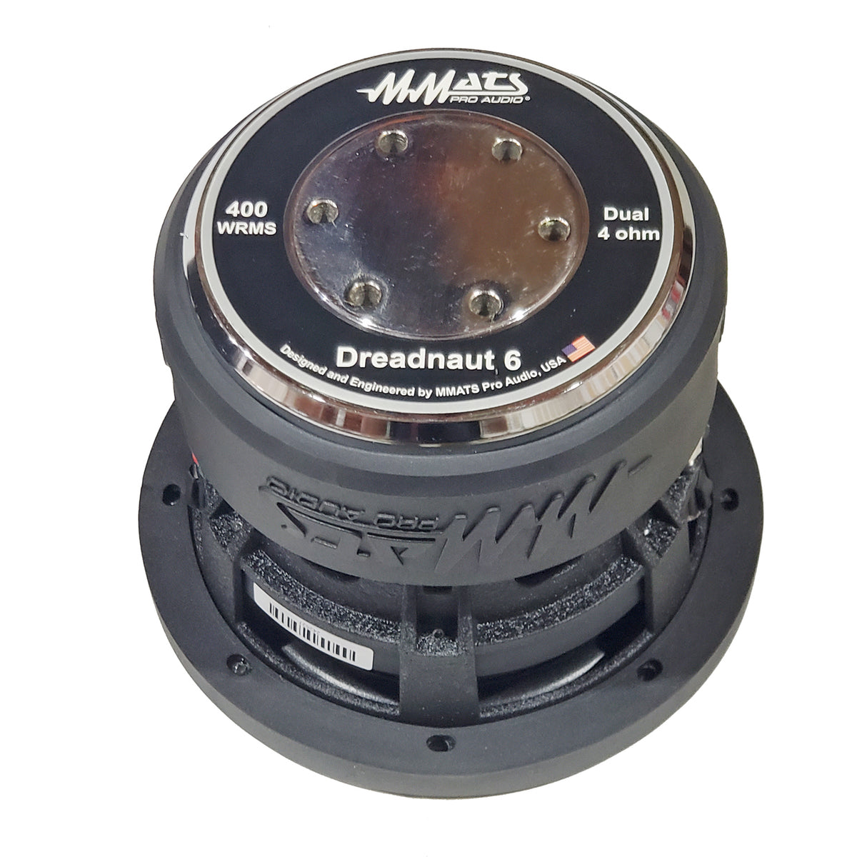 MMATS Dreadnaut 6 subwoofer rear view