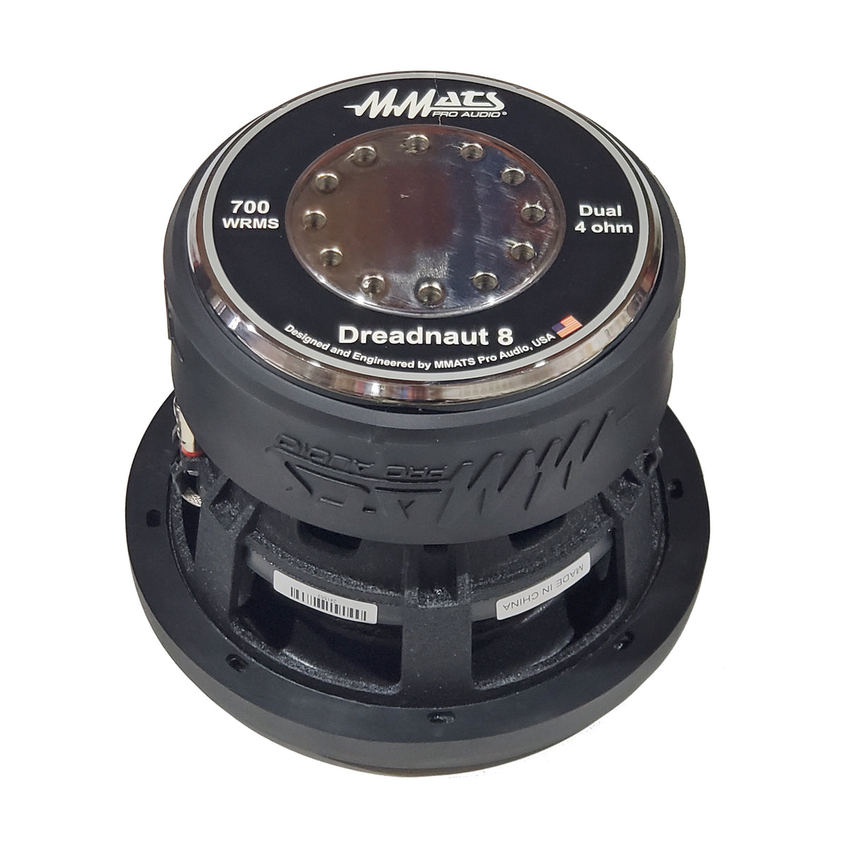 MMATS Dreadnaut 8 subwoofer rear view